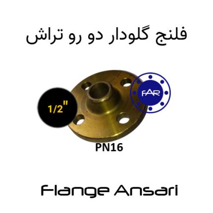 فلنج گلودار PN16 سایز 1/2