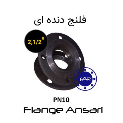 فلنج دنده ای PN10 سایز 2،1/2 اینچ